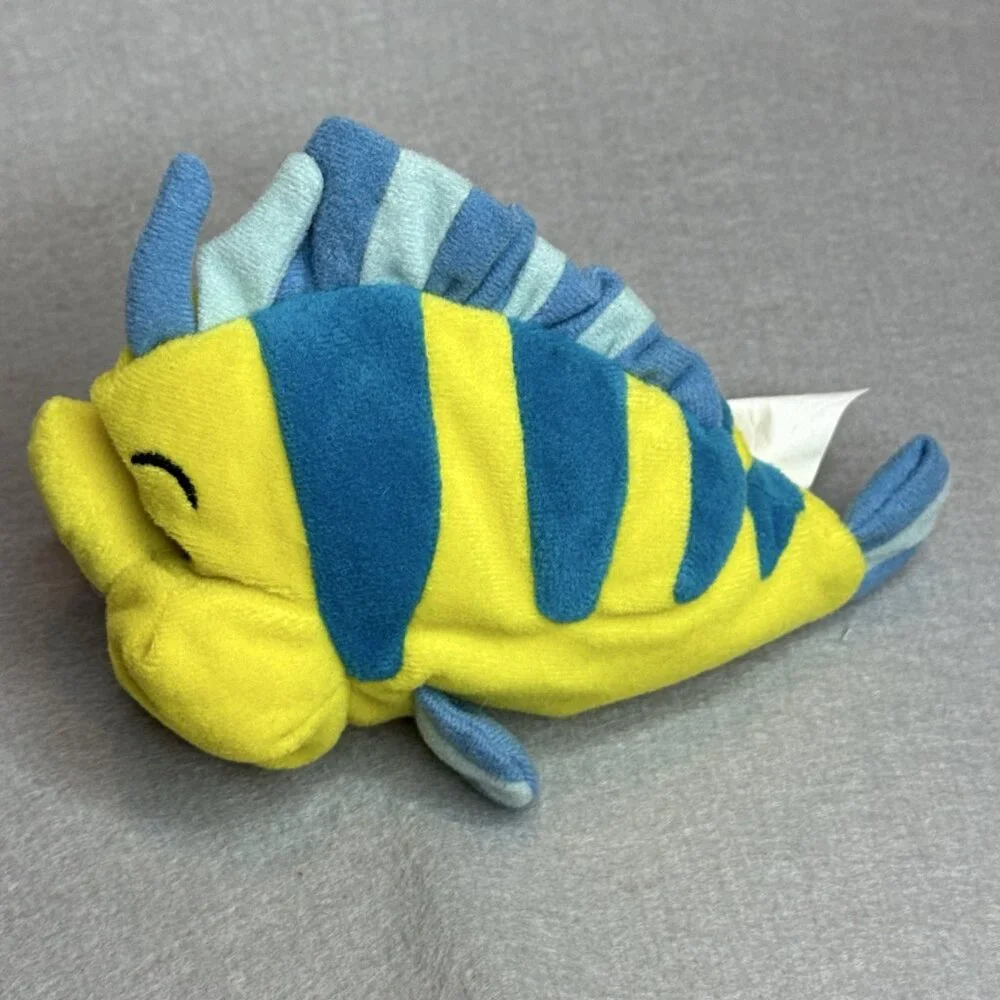 Sebastian Flounder The Little Mermaid The Disney Store Bean Bag Plush Set of 2 - Picture 7 of 8